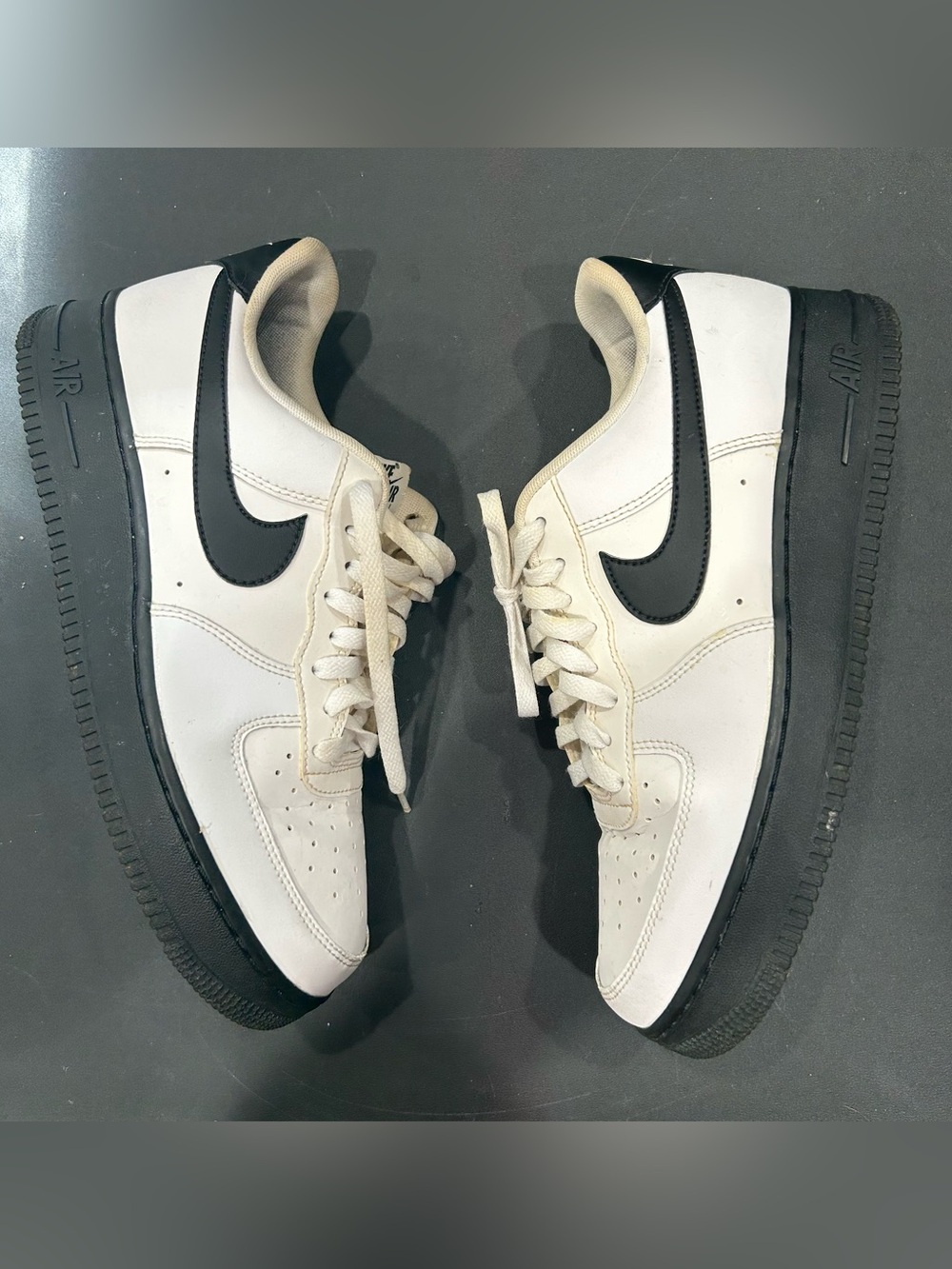 Nike Air Force 1 Low White Black Sole 2020 CK7663-101 Men’s Size 10